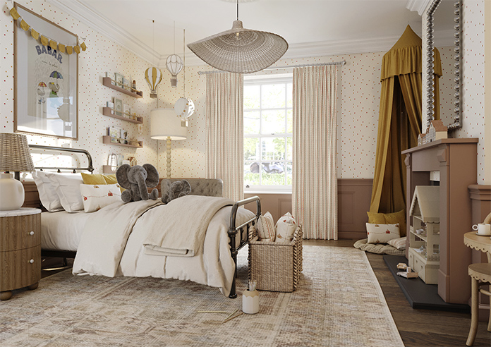 May Day, Stripe Spice - Made to Measure Curtains - Image 7